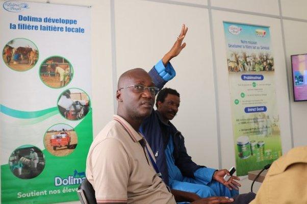 Visite du groupe de travail lait local de la Mauritanie à la filière Sénégalaise